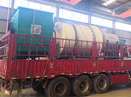 時產10噸的三回程沙子烘干