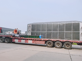 五層蒸汽網(wǎng)帶干燥機(jī)發(fā)往河北